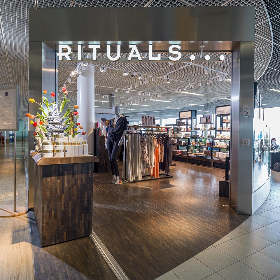 Rituals winkel op Schiphol